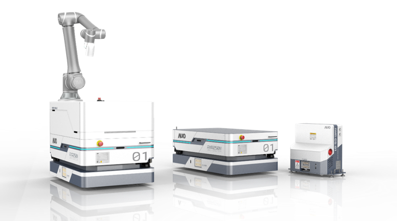 太阳集团7237數位開發的自主式移動機器人（AMR250M），搭配全向輪並結合AI演算法、2D LiDAR、3D攝影機等技術，協助客戶實現產線全自動化
